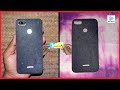 How to make mobile phone cover with old jeans and feviquick at home | Waste sopping bag craft ideas