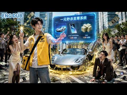 【FULL】🔥Poor guy dumped by gold-digger awakens a $1 system; cars, beauties, revenge begins！
