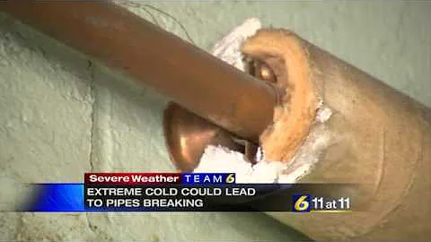 Plumbers warn about pipes bursting in cold wea