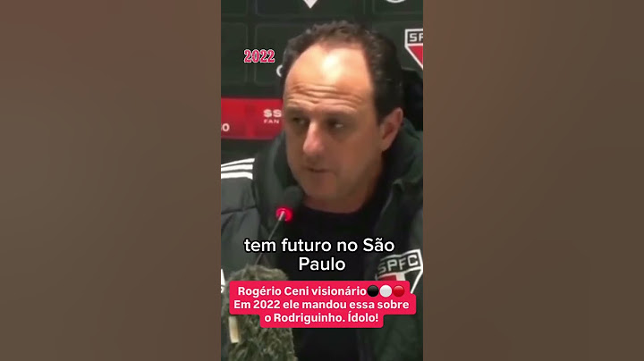 ROGÉRIO CENI JÁ DIZIA EM 2022: 'RODRIGUINHO AINDA VAI DAR MUITAS AO SÃO PAULO'
