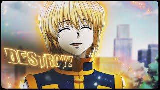 「DESTROY! 😁🖤」Hunter x Hunter「AMV/EDIT」4K (quick one)