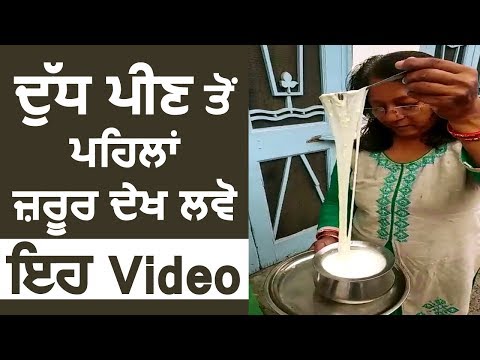 दूध पीने से पहले जरूर देख लीजिए ये Video