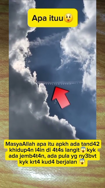 p3n4mpak4n di at4s lingit yang an3h😱😱 #fypviral #trendingshorts