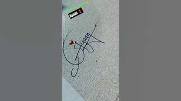 Signature your name Ayaan 😍| #youtubeshorts #art #video #signature #viral #shots #trending