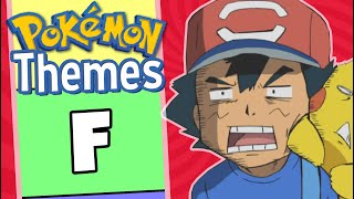 All Pokemon Anime Themes on a Tier List