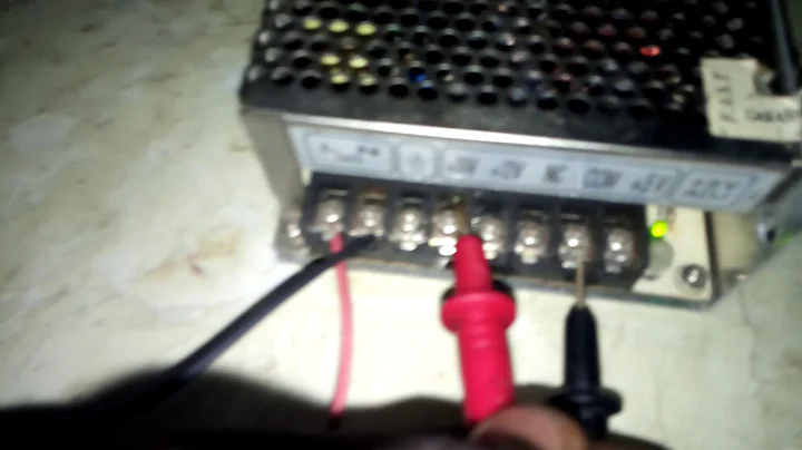Testing a PSU Power Supply Units with MULTIMETER