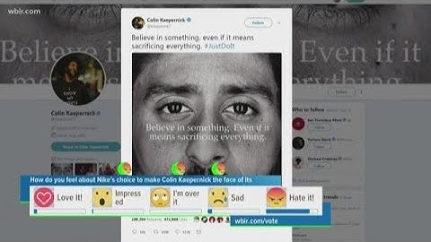 Nike ad with Colin Kaepernick causes controversy