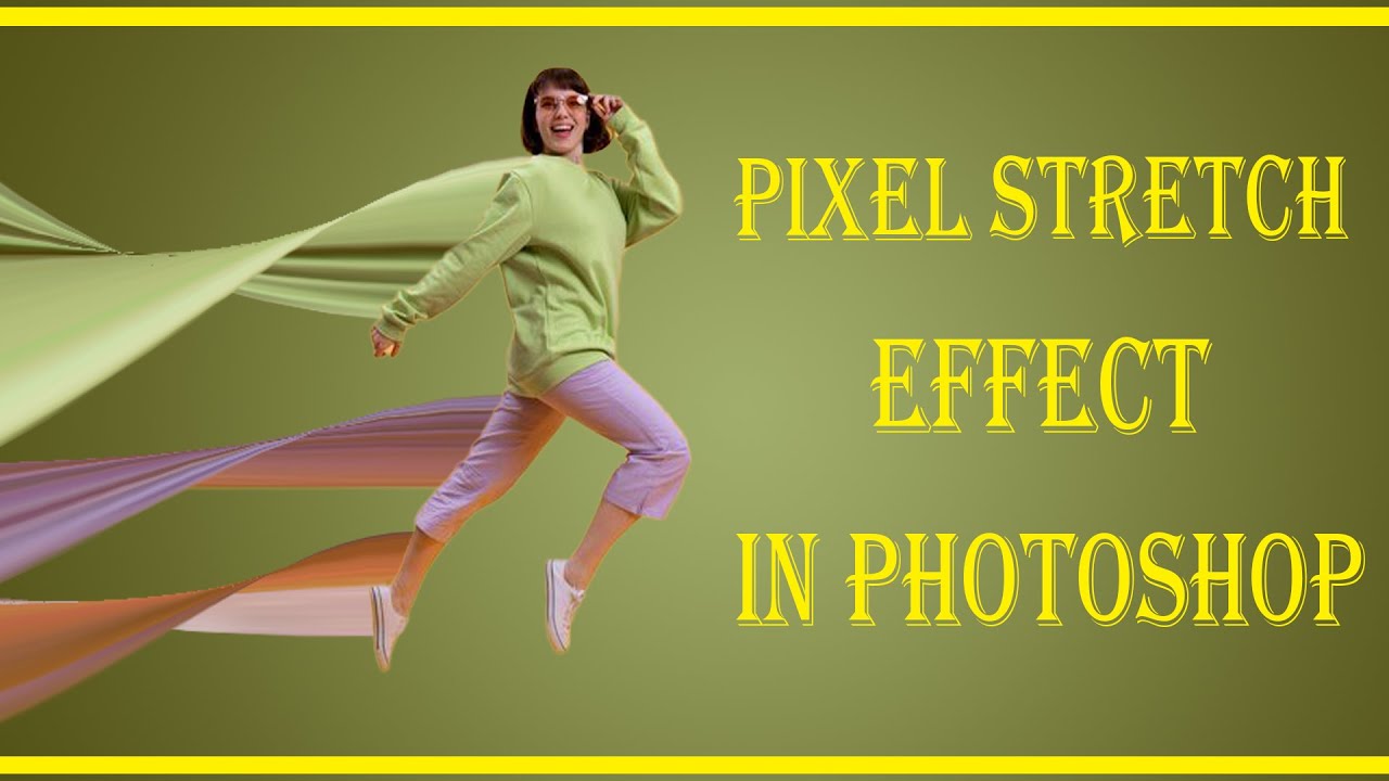 PIXEL stretch effect - YouTube