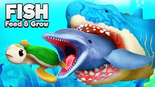 Eat FISH to GROW into a SHARK!