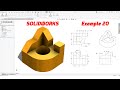 SolidWorks Tutorial – Example 20 | Simple 3D Modeling for Beginners