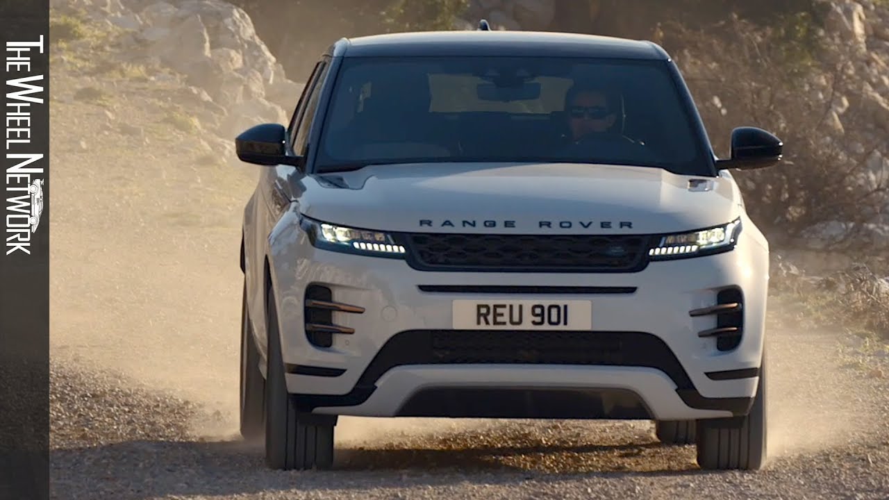 2020 Range Rover Evoque R Dynamic S Fuji White Trail Driving Footage