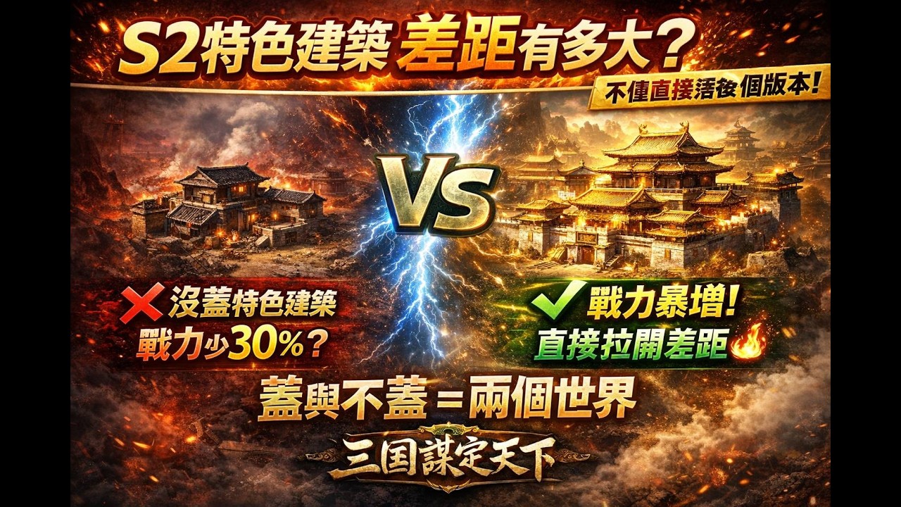 《三國：謀定天下》S2賽季特色建設搶先看！前線戰鬥不蓋直接輸一大半！！