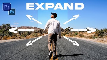 How to turn a vertical video WIDESCREEN with Generative AI Fill #premierepro #adobe #photoshop