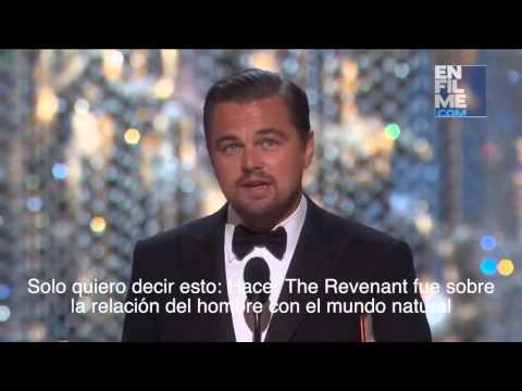 Discurso subtitulado de Leonardo DiCaprio en los Oscars 2016