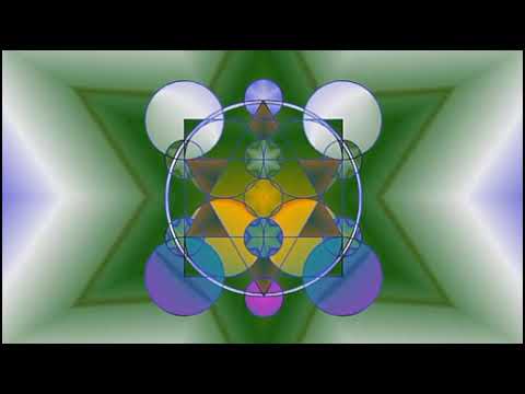 Solfeggio Frequencies Self Worth Meditation with Electro Merkaba Visual