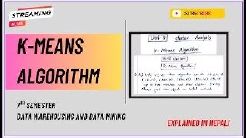 K-Means Algorithm | Model Question, 2078 Solved | Data Warehousing & Data Mining | BSc CSIT 7th Sem