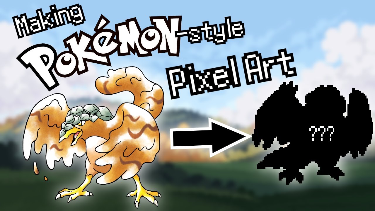 How To Make Pixel Art In The Pokémon Style - Youtube