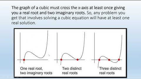 Solving cubic equation over real numbers
