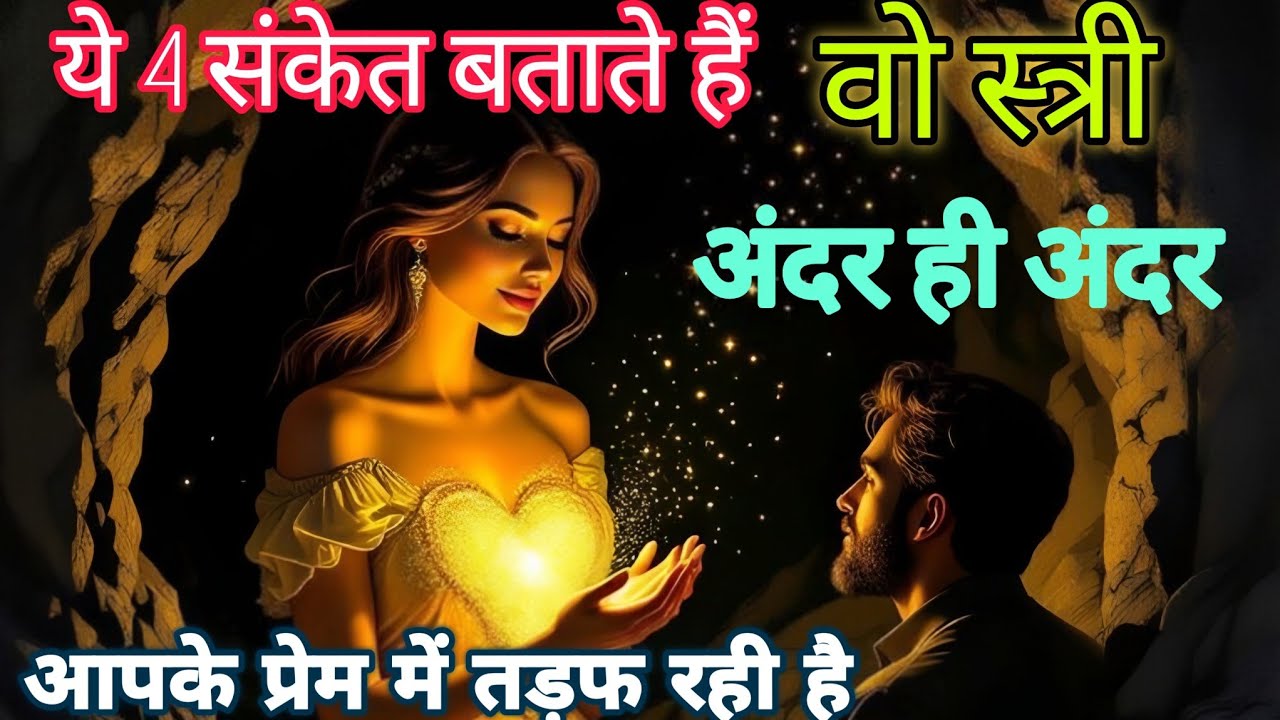 4 संकेत बताते हैं, कि वो स्त्री अंदर ही अंदर आपके प्रेम में तड़फ रही है #lovefacts #psycholgyfacts 