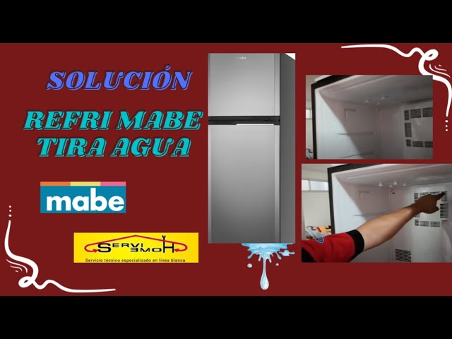 Por que mi refrigerador mabe tira agua? procedimiento sencillo para dar  solución - YouTube