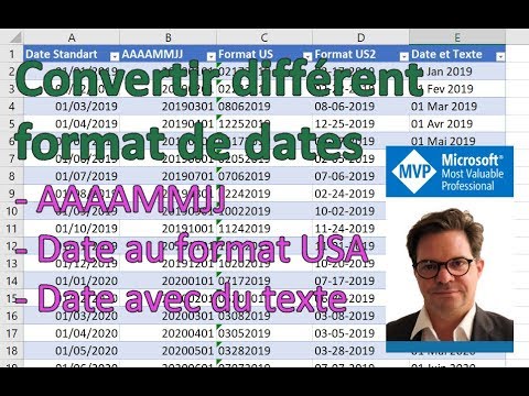Comment Changer Un Format De Date Excel