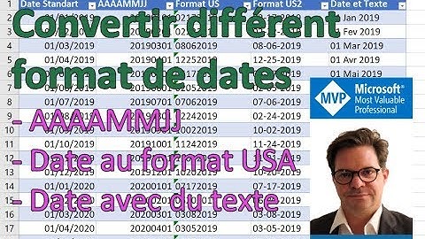 Convertir les dates facilement dans Excel