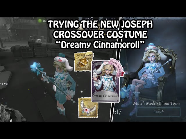 Joseph New Crossover Costume Dreamy Cinnamoroll gameplay - Identity V class=