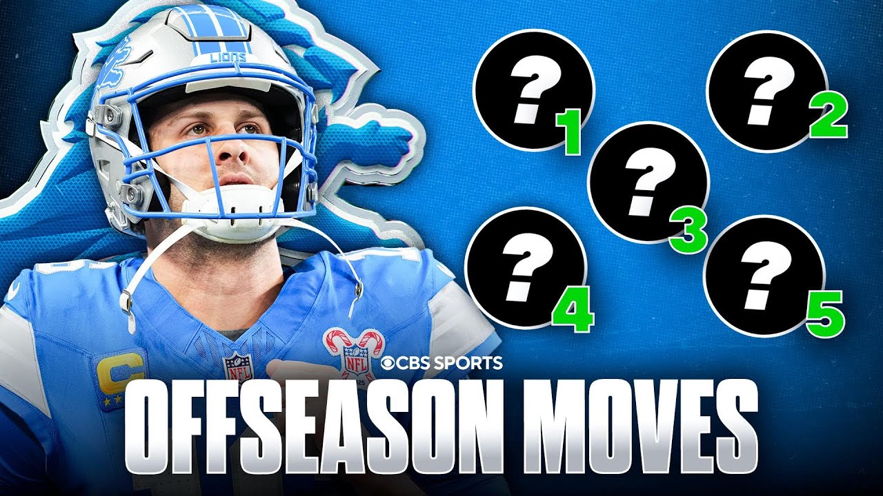 5 offseason moves the Detroit Lions NEED to make ✅