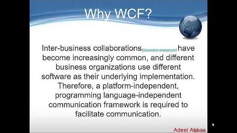 WCF - Windows Communication Foundation