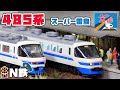 【N鉄】Tomix JR 485系特急電車(スーパー雷鳥) | Nゲージ鉄道模型走行動画 | rios circle