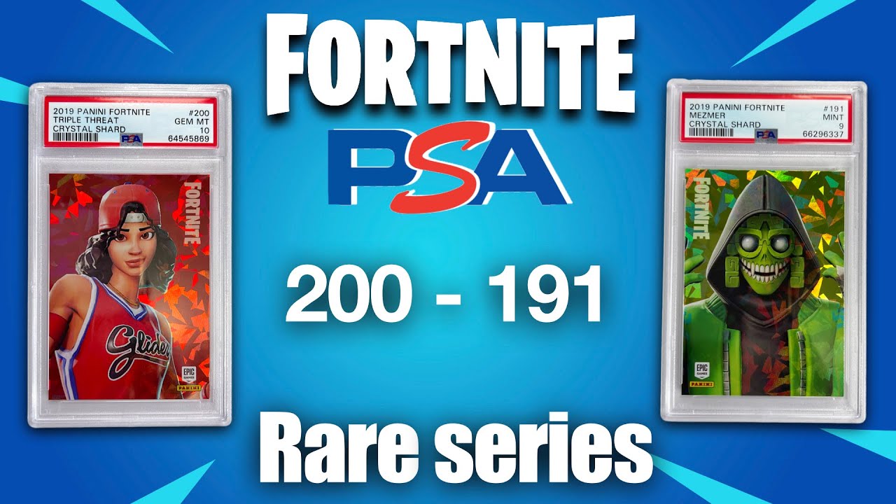PSA graded Panini Fortnite cards-RARE series pt.1 PSA graded Panini Fortnite cards-RARE series pt.1