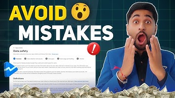 🛡️ Fill DATA SAFETY Form in Play Console (Step-by-Step)