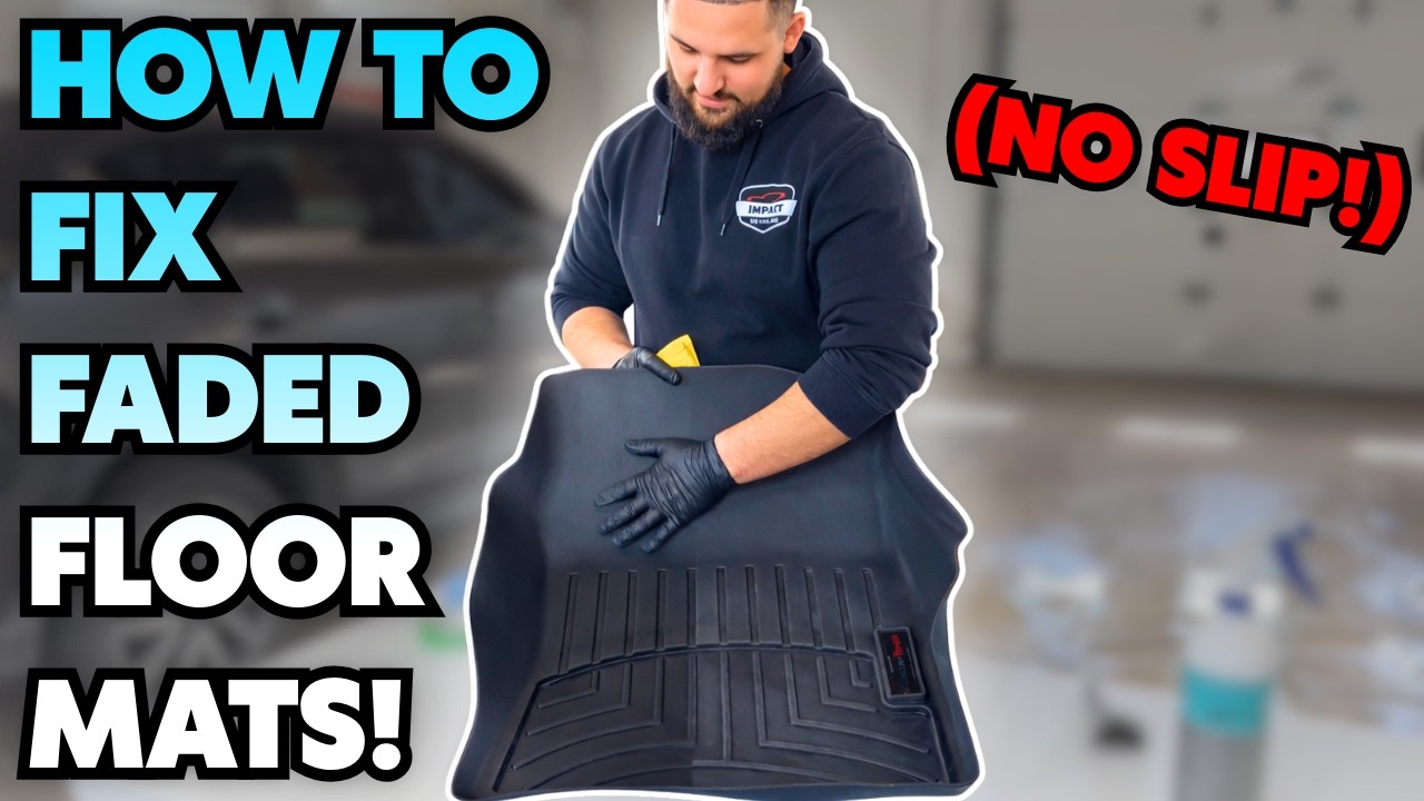 The BEST Way to Clean & Restore Floor Mats (Like a PRO!)