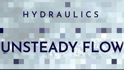 Continuity Equation for unsteady flow in pipeline derivation 