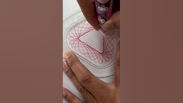 Light That Draws Itself🕯自分を描く光한🍙스스로를 그리는 빛 #asmr #art #satisfying #spirograph #drawing #relaxing