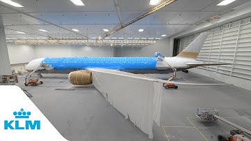 Timelapse: painting KLM