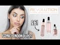 MAKEUP REVOLUTION LIQUID HIGHLIGHTER REVIEW - ICONIC LONDON DUPE!?