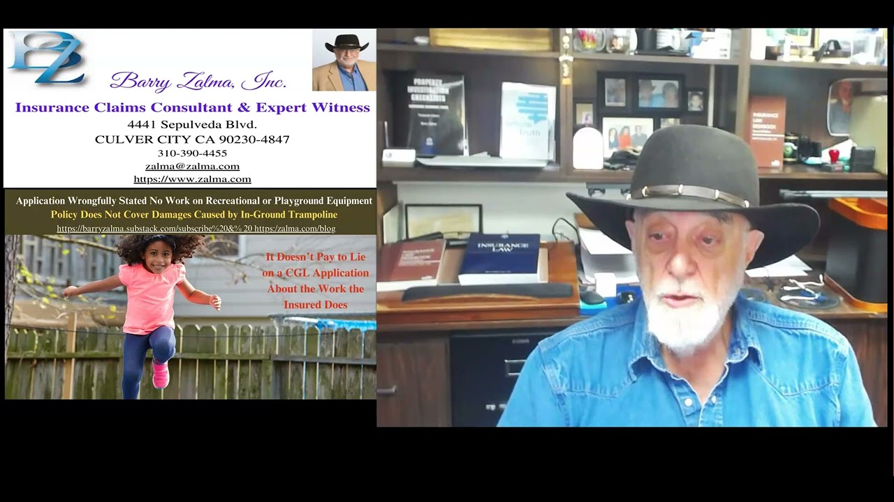 Application Wrongfully Stated No Work on Recreational or Playground Equipment