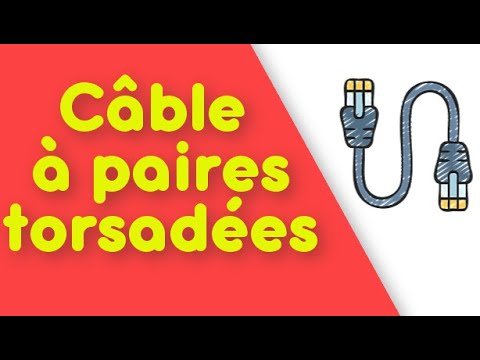 Vidéo: Quel connecteur est utilisé pour le câble à paires torsadées ?
