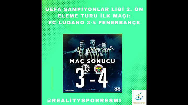 UEFA Şampiyonlar Ligi 2. Ön Eleme Turu ilk maçı: FC Lugano 3-4 Fenerbahçe #ucl