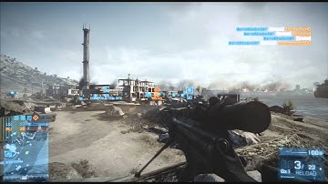 CROSS MAP SNIPER KILL! (BATTLEFIELD3)