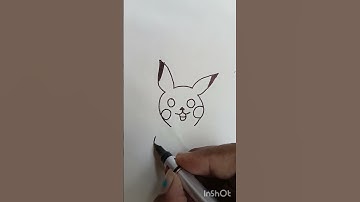 Easy Pikachu Drawing #drawing #art #creative #creator #painting #viralvideo #viralshort #pikachu