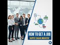 How To Get A Job In The Supply Chain Industry