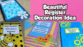 Register Decoration ideas for School||project File Decoration Ideas