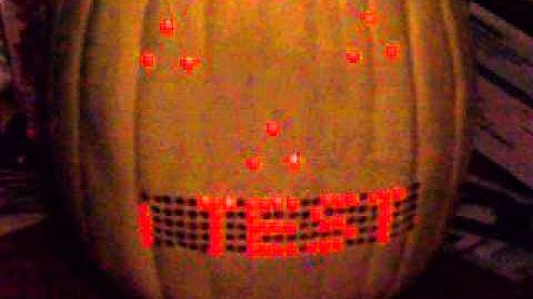 chipKIT Pumpkin Test Video