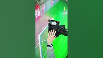 The technician is adjusting the module.#leddisplay #eagerled #ledscreen #ledmodules #ledwall