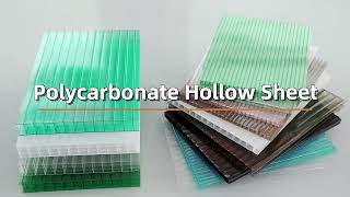 hollow polycarbonate sheet#polycarbonatesheet #polycarbonategreenhouse #polycarbonate