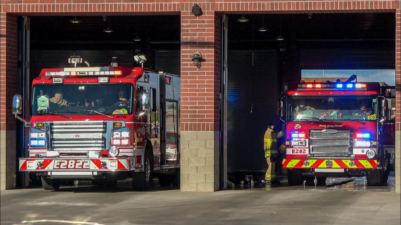 Chandler Fire. *New* Engine 282 & Engine 2822 Responding