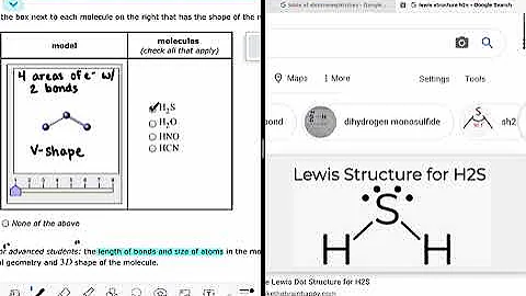 ALEKS: Identifying a molecule with one central atom from its 3D shape