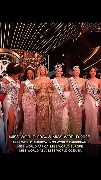 Miss World And Continental Winner's ✨👑❤️#viralvideo #trending #missworld2025 #shorts #new